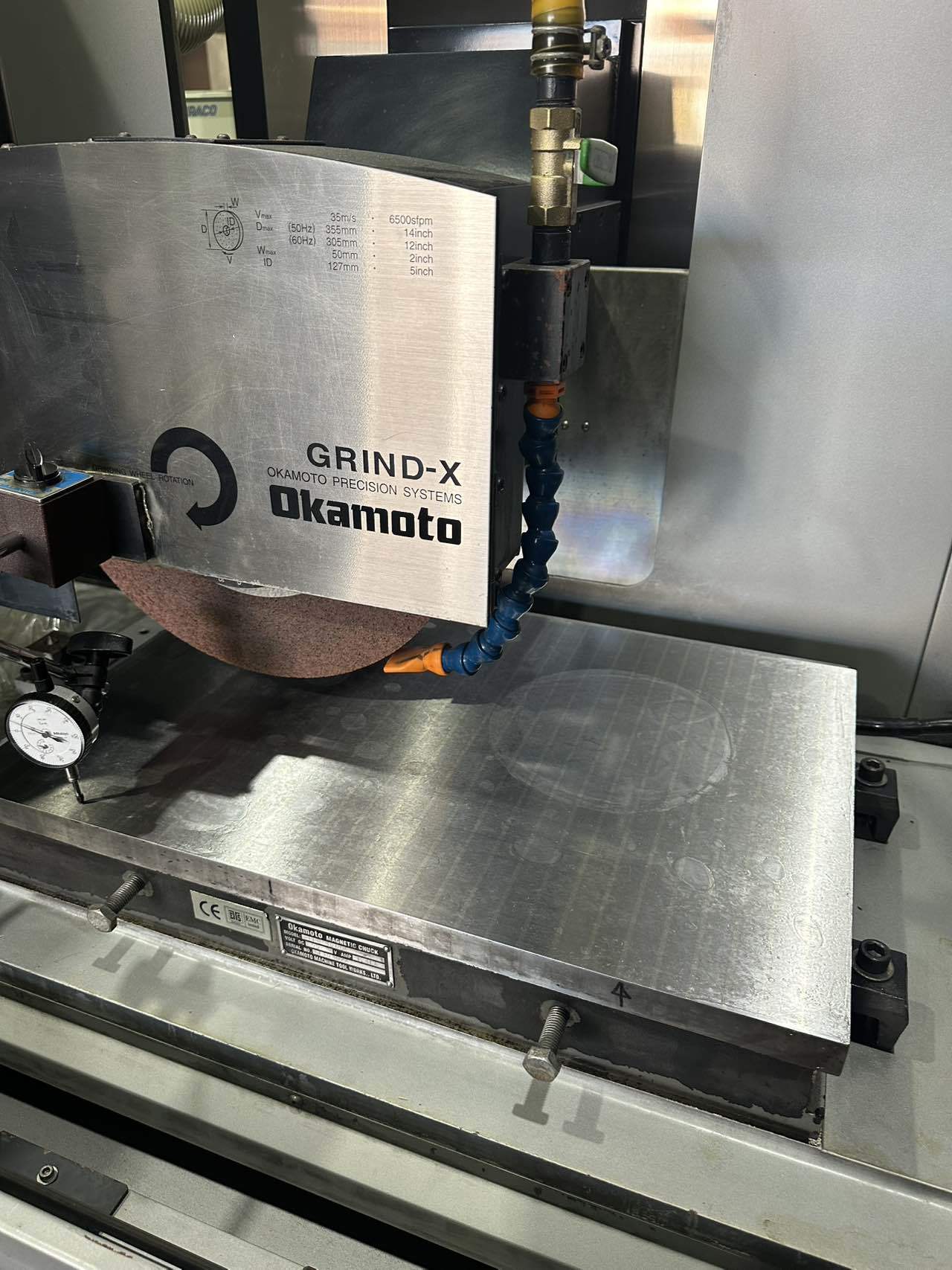 Used OKAMOTO PSG64CA Precision Surface Grinder from Japan