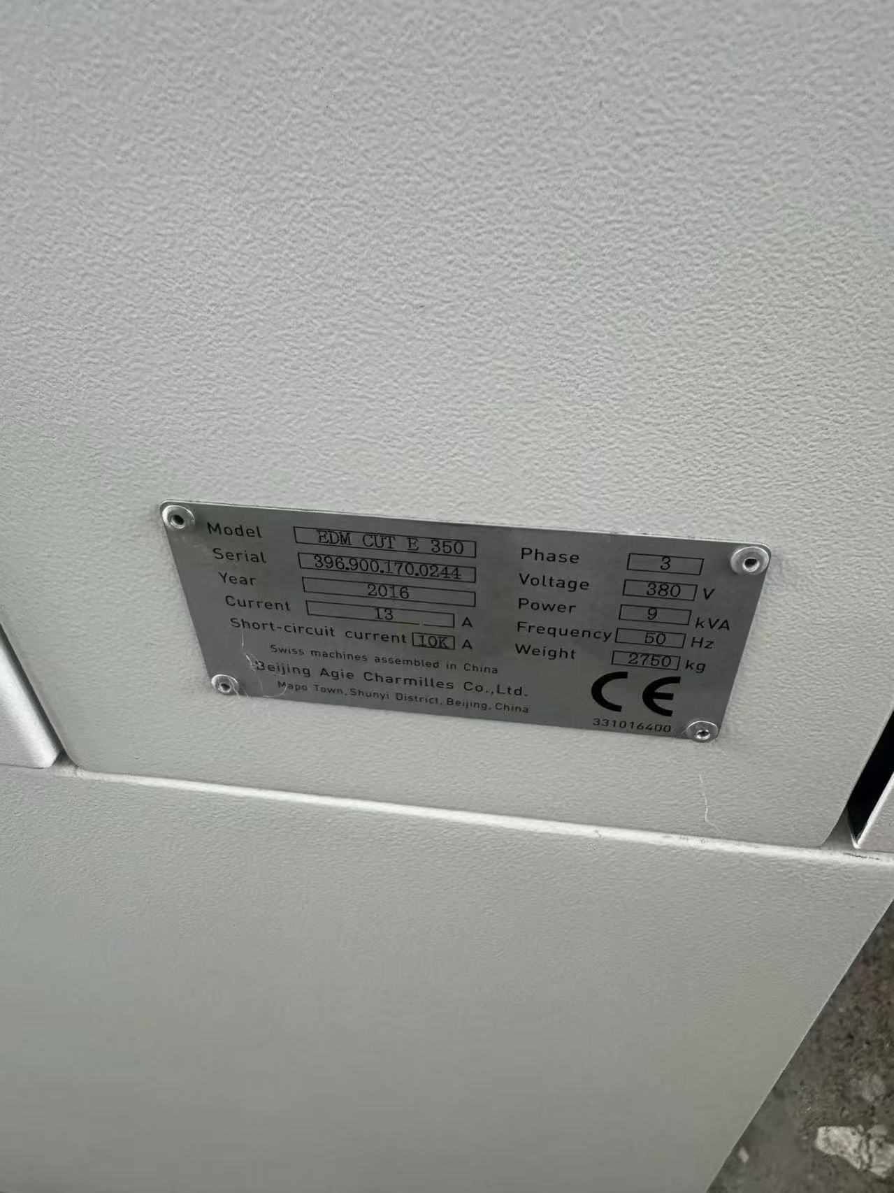 AgieCharmilles CUT E 350