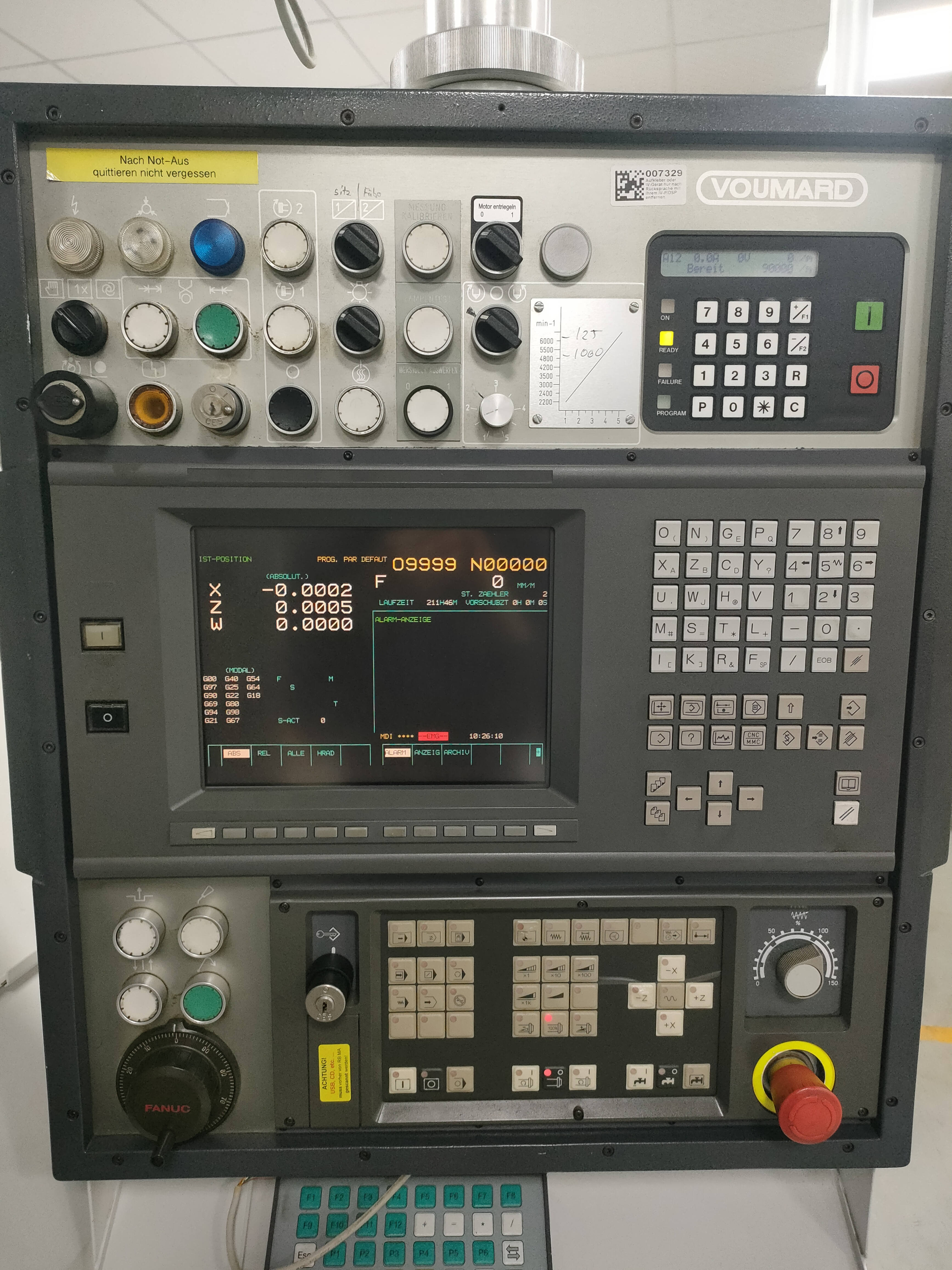 VOUMARD 100 CNC Internal Grinding Machine