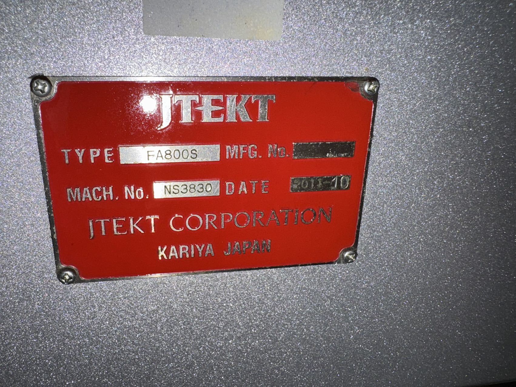 JTEKT TOYODA FA800S