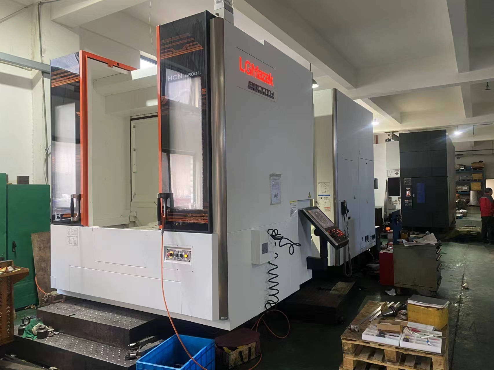 Centro de mecanizado horizontal Mazak HCN-6800L usado