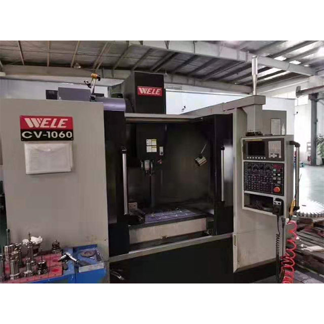 Used WELE CV-1060 CNC Vertical Machining Center FANUC Control