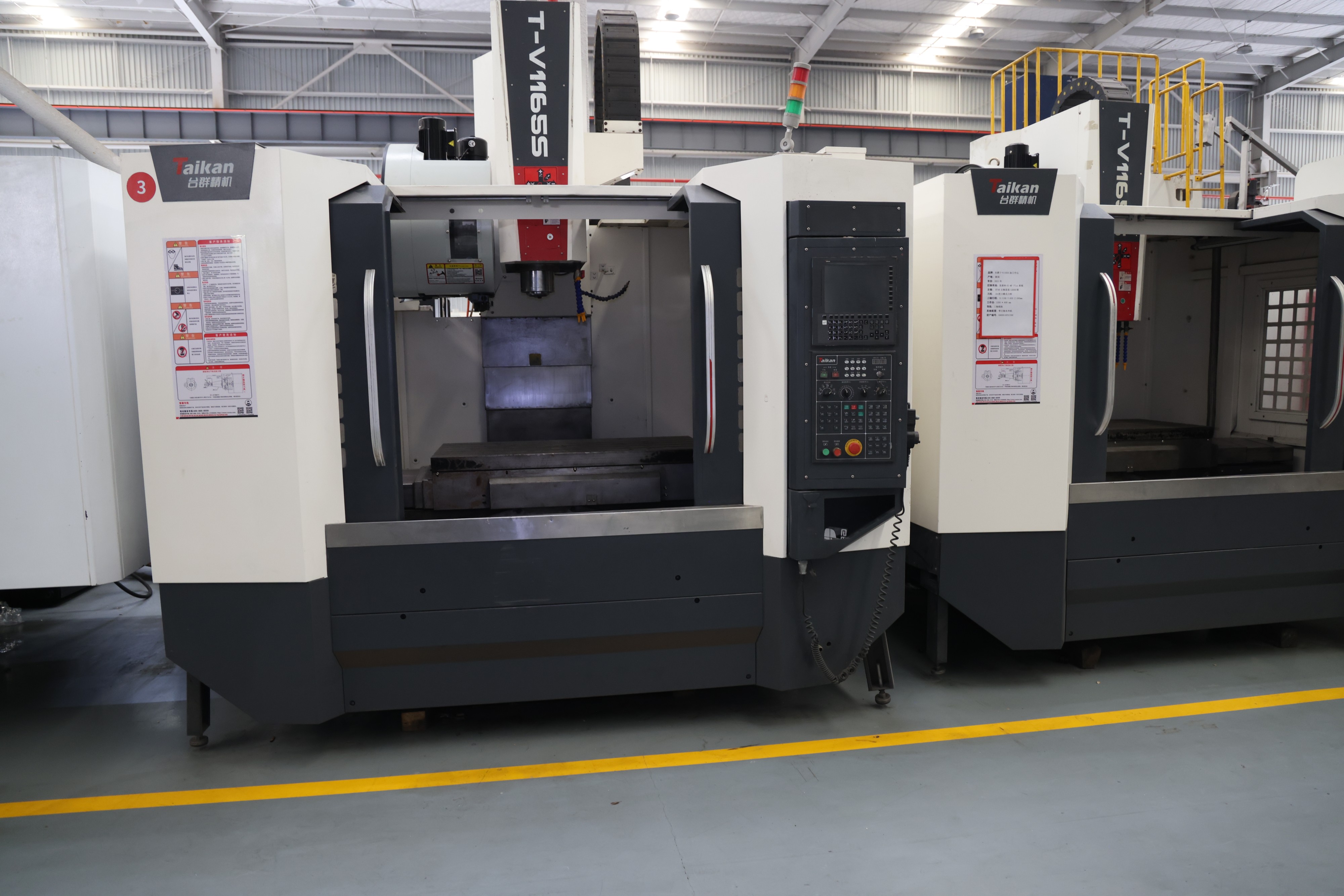 Used Taikan T-V1165S CNC Vertical Machining Center | FANUC VMC