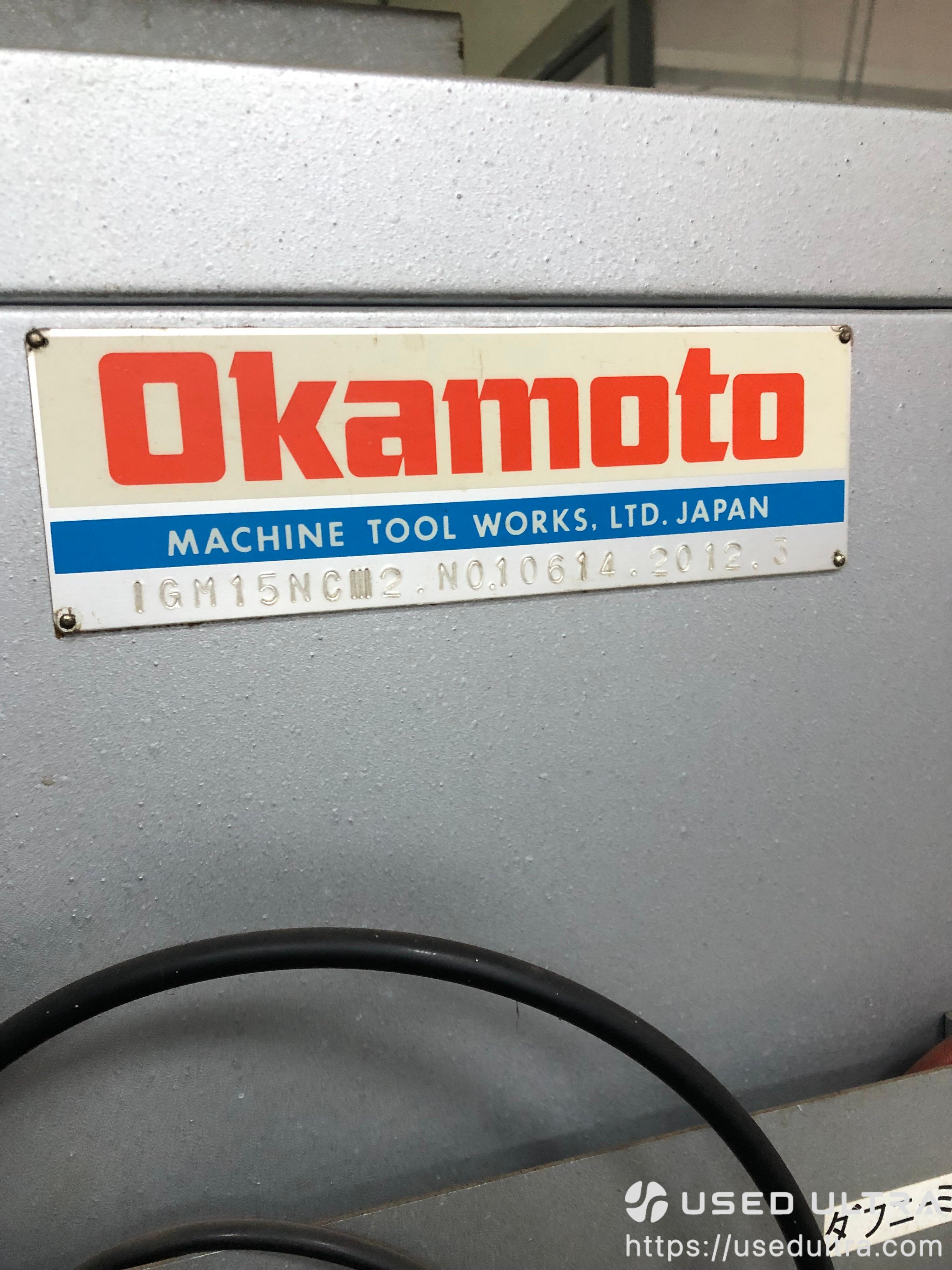 Used Japanese Okamoto IGM15NCIII-2