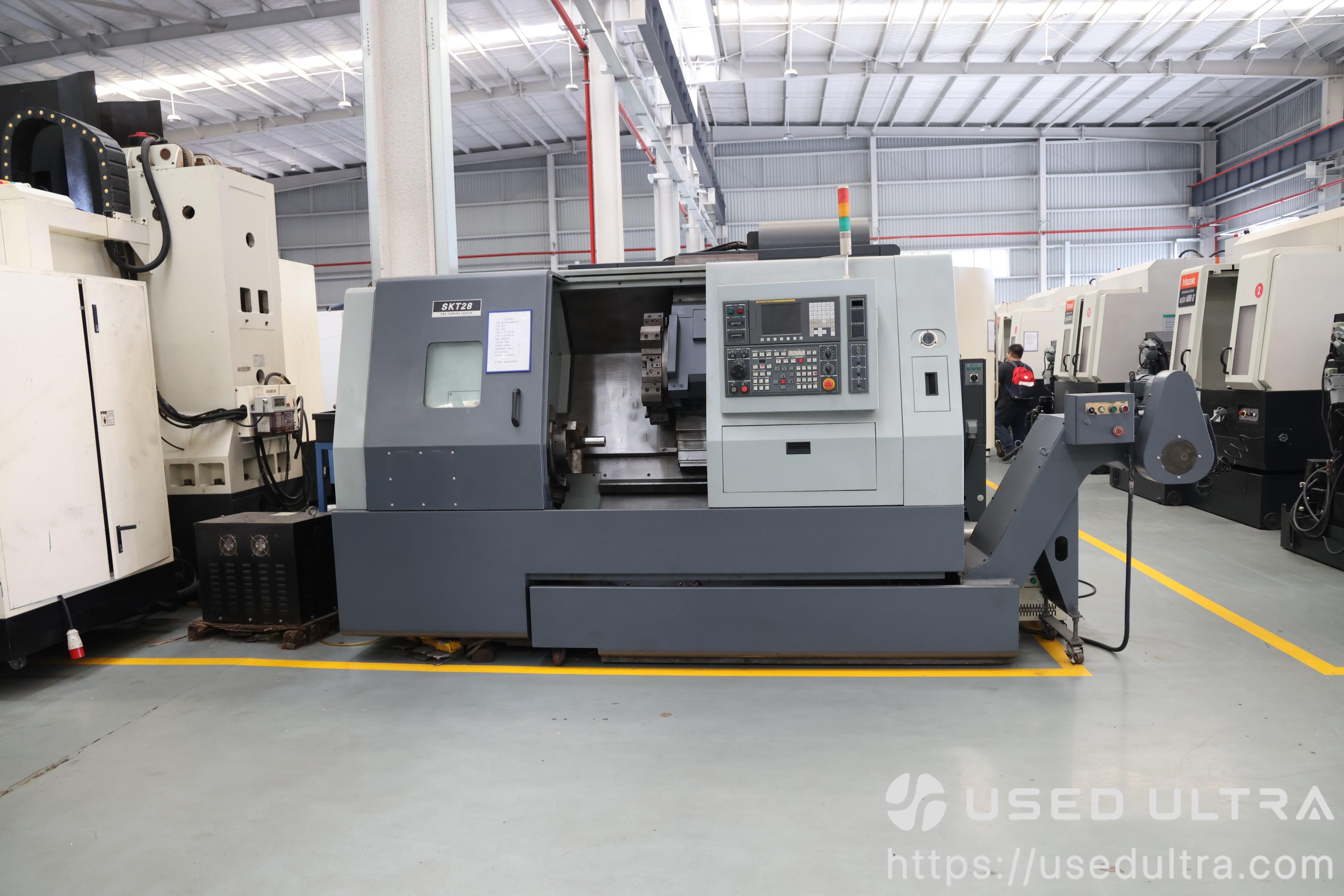 Used Kia SKT-28 CNC Turning Center | FANUC CNC Lathe