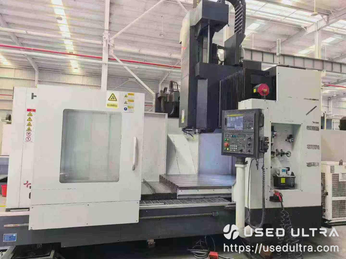 Used HISION GLU13X21PLUS Gantry Machining Center FANUC CNC