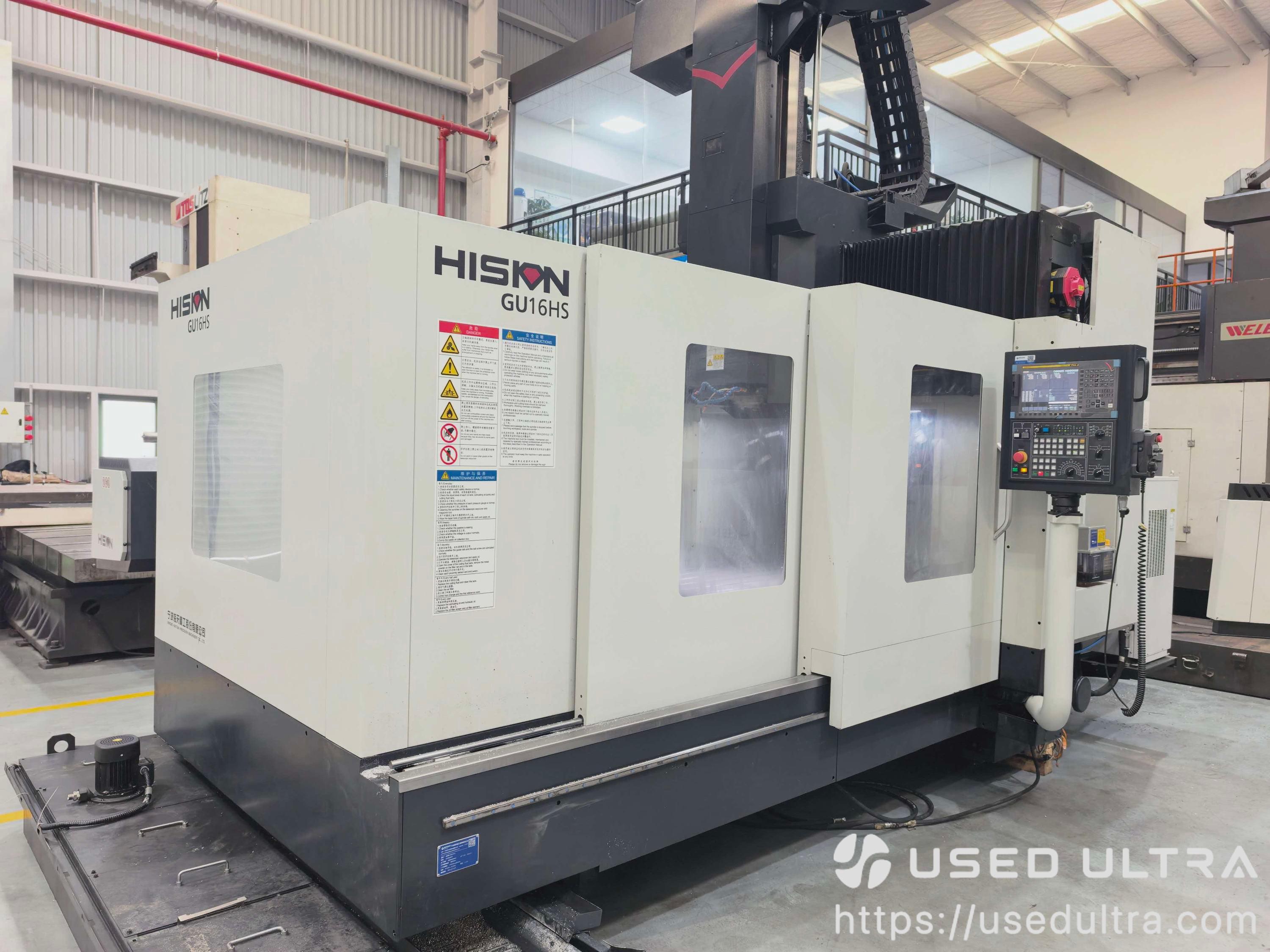 Used HISION GU16HS CNC Gantry Machining Center for Sale