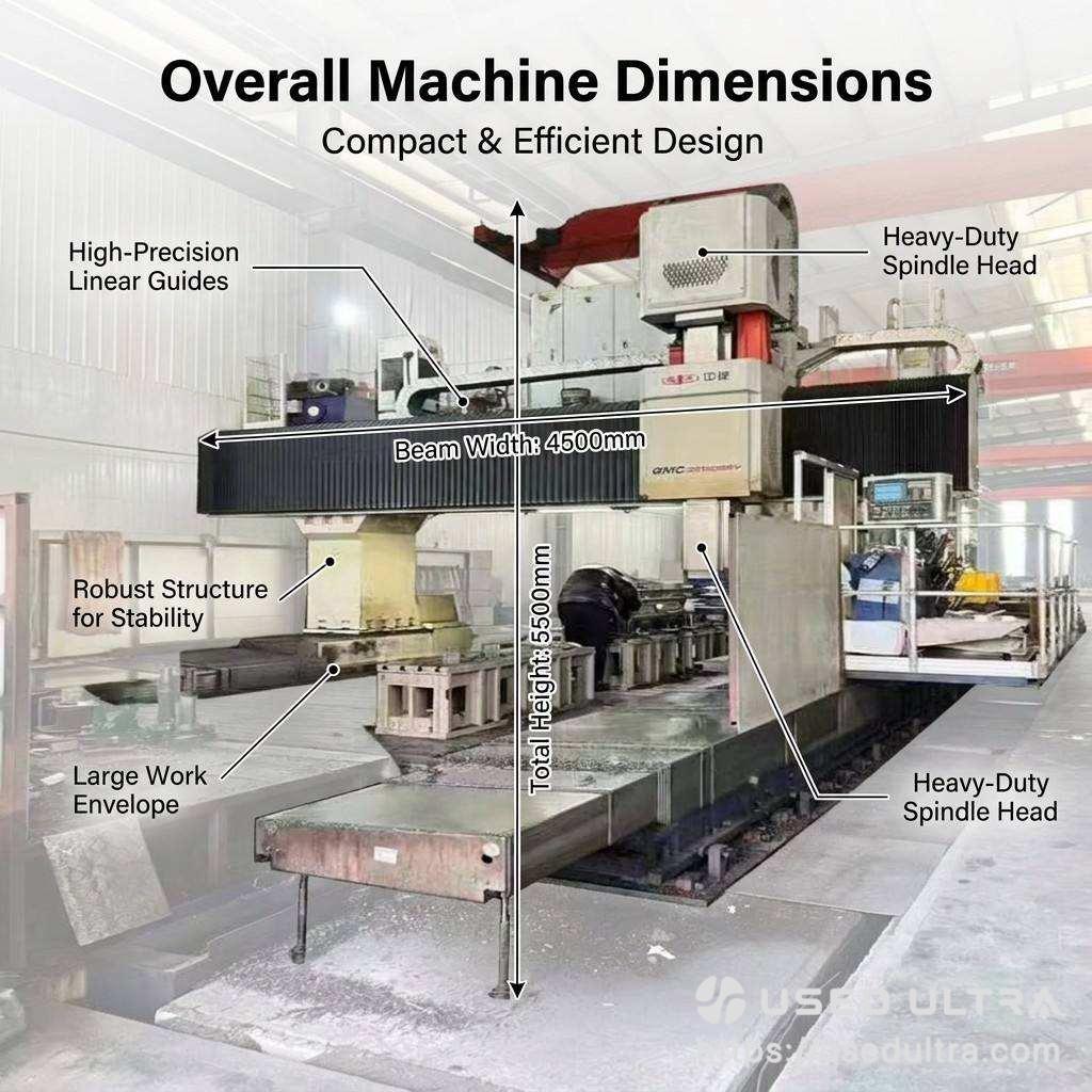 Used Zhongjie GMC30120GRV CNC Gantry Boring & Milling Machine